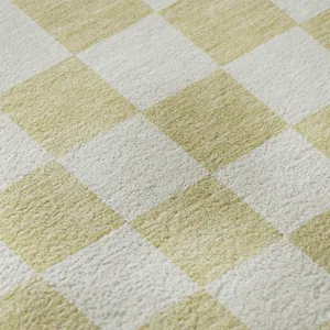 Luxury Washable Indoor/Outdoor The Reserve Wheat 1\'8\" x 2\'6\" Rug
