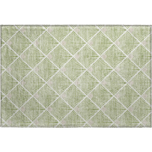 Luxury Washable Indoor/Outdoor The Reserve Aloe Rug
