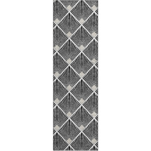 Luxury Washable Indoor/Outdoor The Reserve Black 2'3