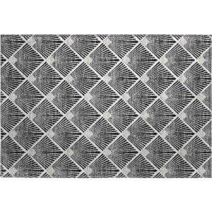 Luxury Washable Indoor/Outdoor The Reserve Black Rug