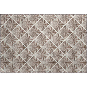 Luxury Washable Indoor/Outdoor The Reserve Brown Rug
