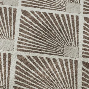 Luxury Washable Indoor/Outdoor The Reserve Brown 3\' x 5\' Rug