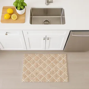 Luxury Washable Indoor/Outdoor The Reserve Copper 1\'8\" x 2\'6\" Rug