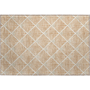 Luxury Washable Indoor/Outdoor The Reserve Copper Rug