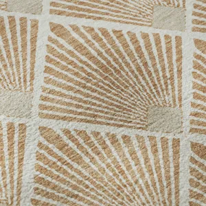 Luxury Washable Indoor/Outdoor The Reserve Copper 2\'3\" x 7\'6\" Runner Rug