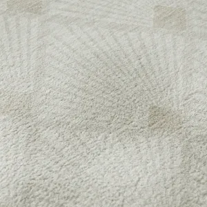 Luxury Washable Indoor/Outdoor The Reserve Ivory 8\' x 8\' Round Rug