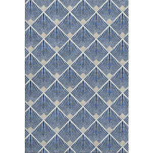 Luxury Washable Indoor/Outdoor The Reserve Navy Rug