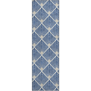 Luxury Washable Indoor/Outdoor The Reserve Navy 2'3