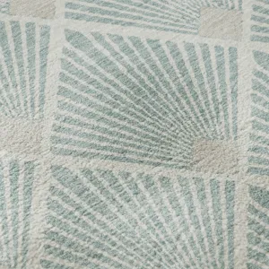 Luxury Washable Indoor/Outdoor The Reserve Seafoam 2\'3\" x 7\'6\" Runner Rug
