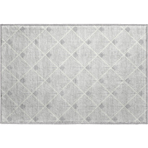 Luxury Washable Indoor/Outdoor The Reserve Silver Rug