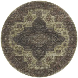 Tuscany Beige 10\' x 10\' Round Rug