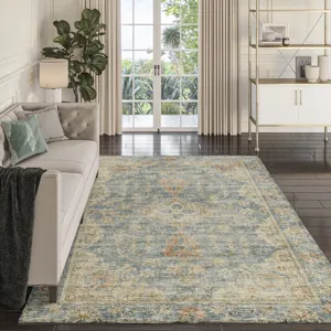 Tuscany Teal 9\' x 12\' Rug