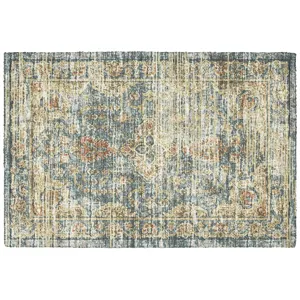 Tuscany Teal 1\'8\" x 2\'6\" Rug