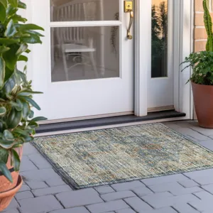 Tuscany Teal 1\'8\" x 2\'6\" Rug