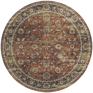 Tuscany Paprika 10\' x 10\' Round Rug