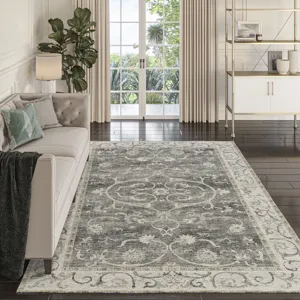 Tuscany Charcoal 10\' x 14\' Rug