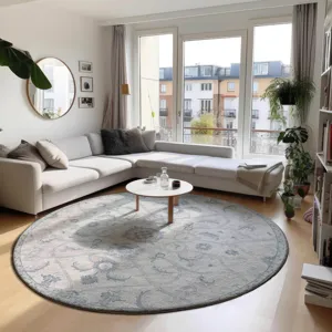 Tuscany Denim 6\' x 6\' Round Rug