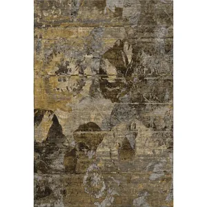 Luxury Washable Trevi Mocha 10\' x 14\' Rug