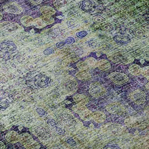 Luxury Washable Trevi Purple 9\' x 12\' Rug
