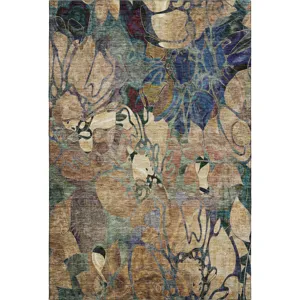 Luxury Washable Trevi Beige 10\' x 14\' Rug