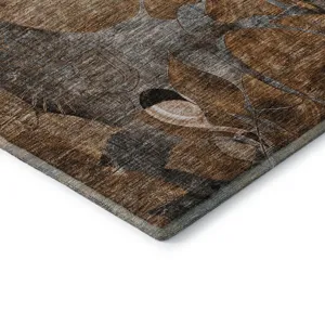 Luxury Washable Trevi Paprika 10\' x 14\' Rug