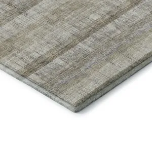 Luxury Washable Trevi Taupe 5\' x 7\'6\" Rug
