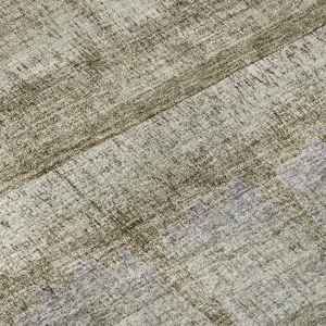 Luxury Washable Trevi Taupe 5\' x 7\'6\" Rug