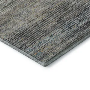 Luxury Washable Trevi Granite 2\'3\" x 7\'6\" Runner Rug