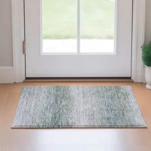 Luxury Washable Trevi Linen 1\'8\" x 2\'6\" Rug