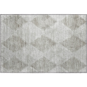 Luxury Washable Trevi Gray Rug