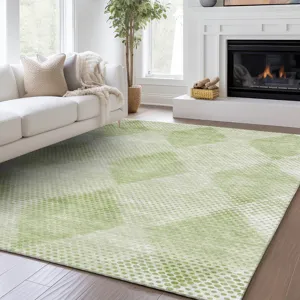 Luxury Washable Trevi Mint 8\' x 10\' Rug