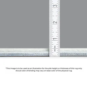 Luxury Washable Trevi Taupe 5\' x 7\'6\" Rug