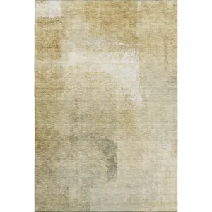 Luxury Washable Trevi Wheat 10\' x 14\' Rug