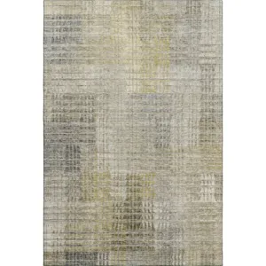 Luxury Washable Trevi Taupe 3\' x 5\' Rug