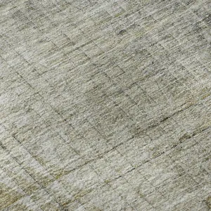 Luxury Washable Trevi Taupe 1\'8\" x 2\'6\" Rug
