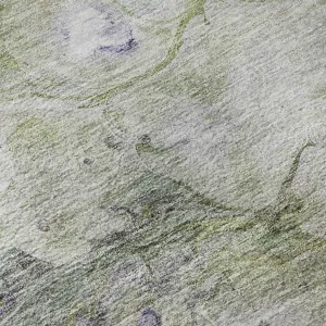 Luxury Washable Trevi Aloe 9\' x 12\' Rug