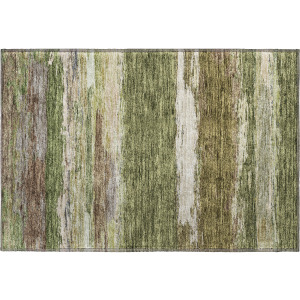 Luxury Washable Trevi Olive Rug