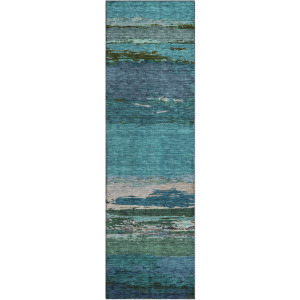 Luxury Washable Trevi Teal 2'3