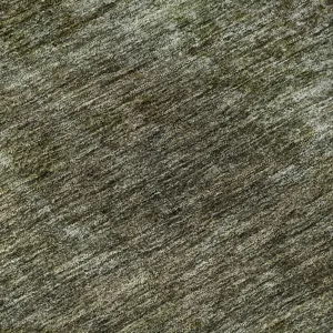 Luxury Washable Trevi Mocha 1\'8\" x 2\'6\" Rug