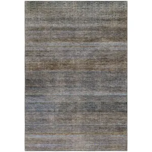 Machine Washable Vico Blue Rug