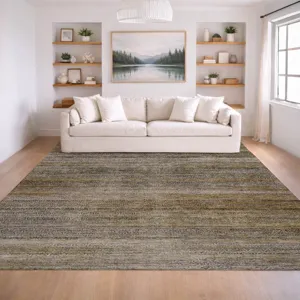 Machine Washable Vico Taupe 3\' x 5\' Rug