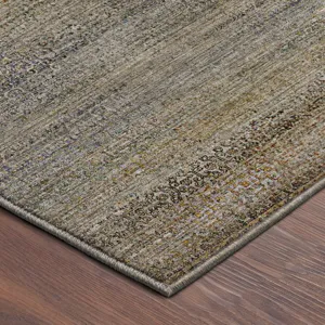 Machine Washable Vico Taupe 1\'8\" x 2\'6\" Rug