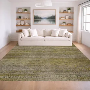 Machine Washable Vico Aloe 8\' x 10\' Rug