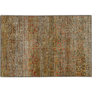 Machine Washable Vico Khaki Rug