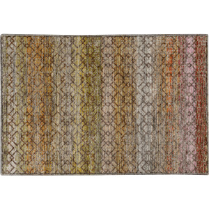 Machine Washable Vico Chocolate Rug