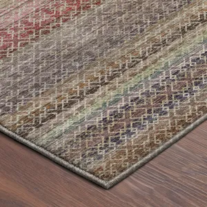 Machine Washable Vico Multi 9\' x 12\' Rug