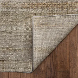 Machine Washable Vico Beige 9\' x 12\' Rug