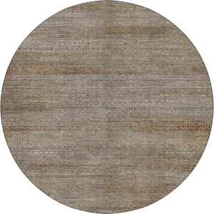 Machine Washable Vico Beige 8' x 8' Round Rug
