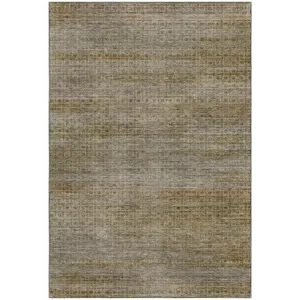 Machine Washable Vico Fern 9\' x 12\' Rug