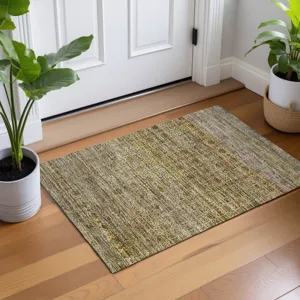 Machine Washable Vico Fern 1\'8\" x 2\'6\" Rug